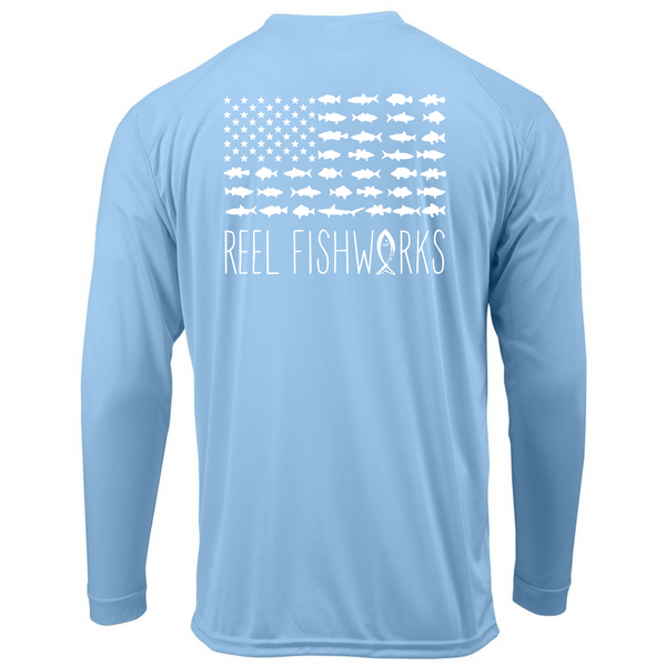 Youth Reel Fishworks Long Sleeve Dry Fit