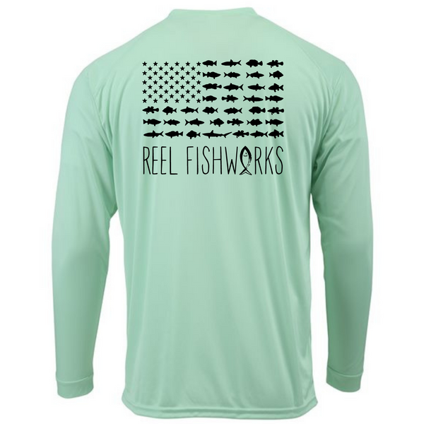 Youth Reel Fishworks Long Sleeve Dry Fit