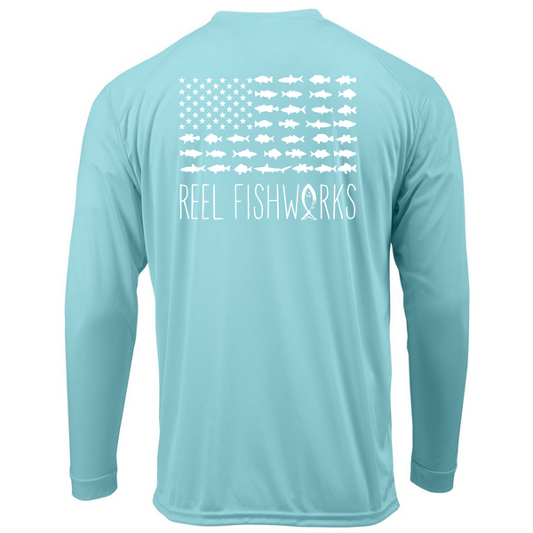 Youth Reel Fishworks Long Sleeve Dry Fit